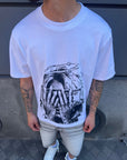 T-Shirt Stampa Chicano Bianco