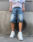 Bermuda Denim Basic Blu