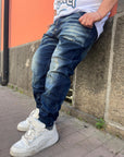 Jeans Mod DS*2 Zip Blu
