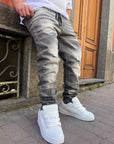Jeans Mod D*Q2 Zip Grigio