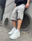 Bermuda Denim Grigio Chiaro