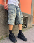 Bermuda Denim Elastico\Bottone