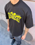 T-Shirt Stampa Frontale Fluo