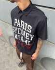 Camicia Scritta Frontale Città