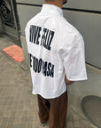 Camicia "VIVE FELIZ QUE TODO PASA"