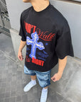 T-Shirt Croce Blu