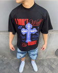 T-Shirt Croce Blu