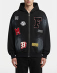 Felpa Con Zip Premium Bunker
