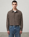 Camicia Crop Quadri