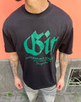 T-Shirt Stampa Frontale Verde
