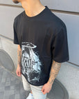 T-Shirt Stampa Chicano Nero