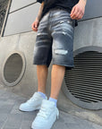 Bermuda Denim Stracciato