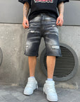 Bermuda Denim Stracciato