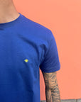 T-Shirt Bussola Blu Elettrico
