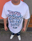 T-Shirt Stampa Pressure Bianco