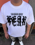 T-Shirt Fear Bianco