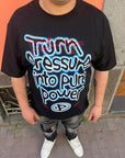 T-Shirt Scritta Pressure Nero