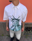 Camicia Statua Libertà Bianco