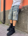 Bermuda Denim Elastico\Bottone