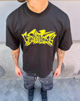 T-Shirt Stampa Frontale Fluo