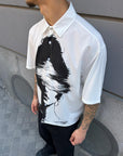 Camicia Stampa Caos