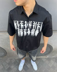 Camicia Scritta Frontale