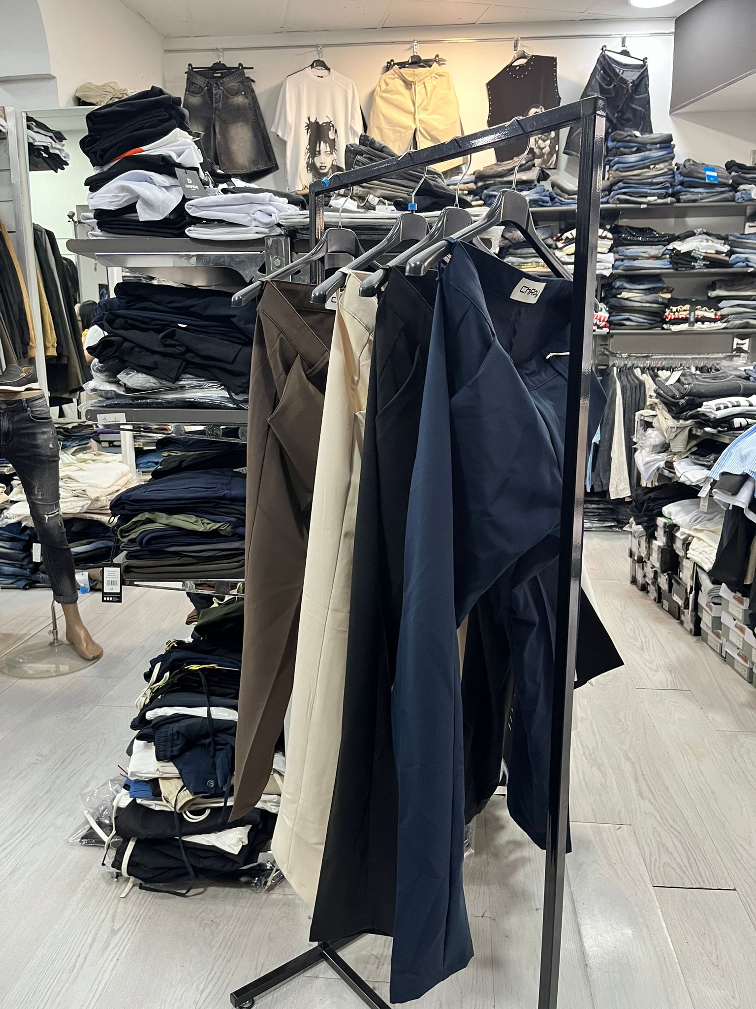 Pantalone Classico Sportivo Slim Capri