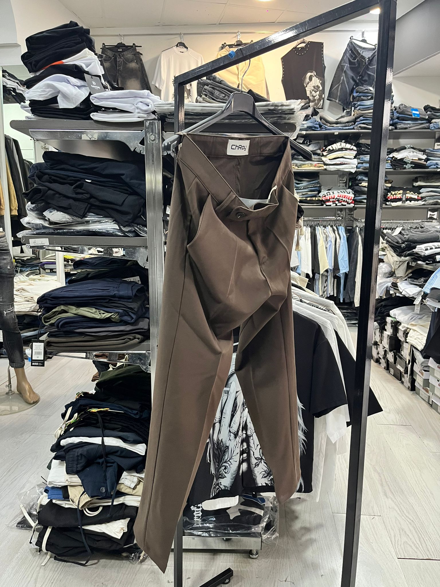 Pantalone Classico Sportivo Slim Capri