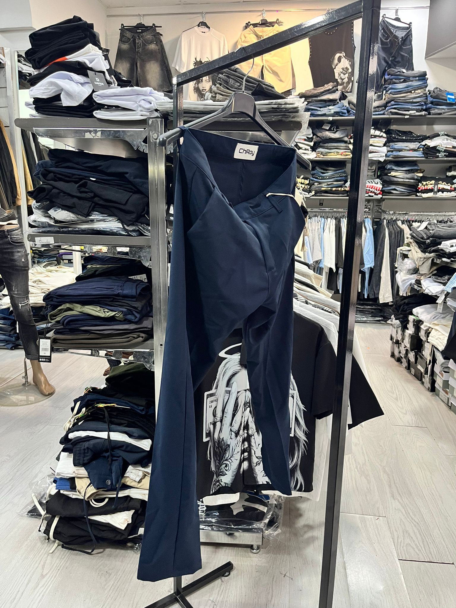 Pantalone Classico Sportivo Slim Capri