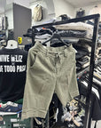 Bermuda Elastico\Bottone Misto Lino