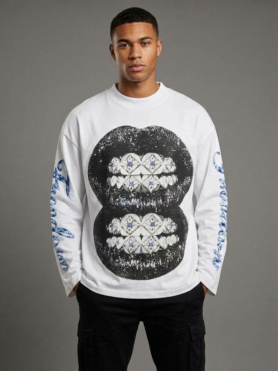 Longsleeve Labbra Blu